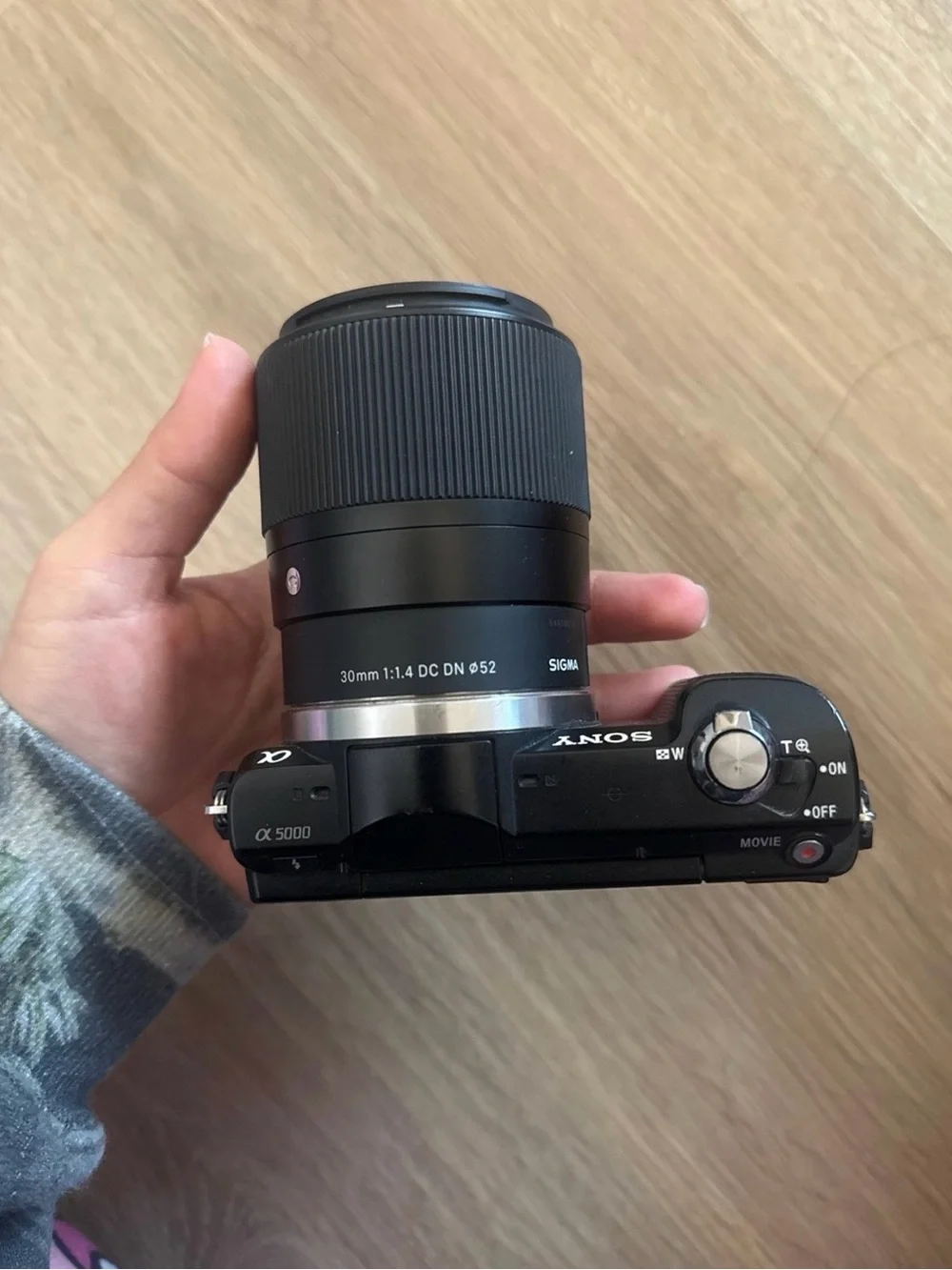Sony A5000 + Sigma 30mm 1.4 lens